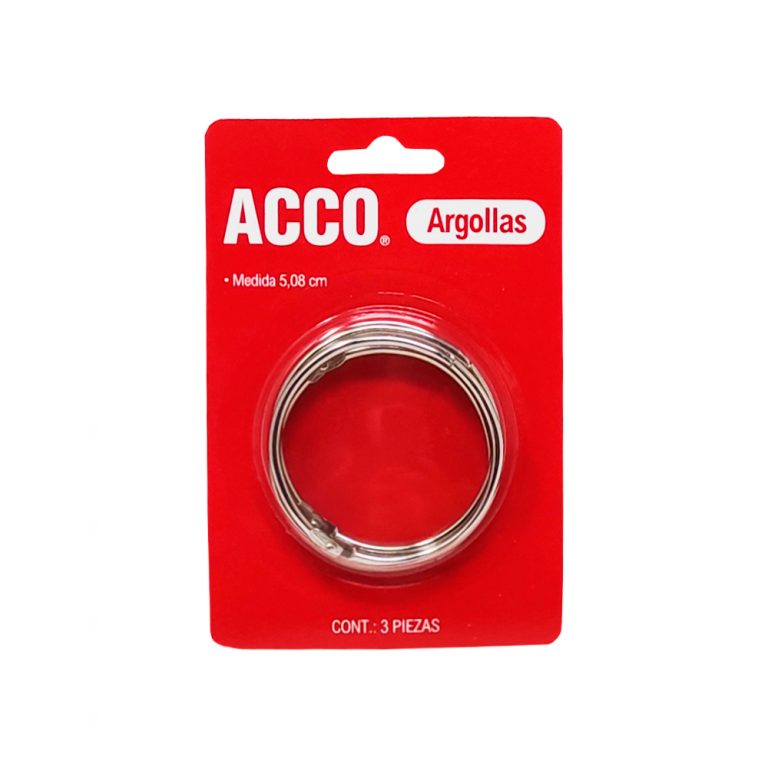 ARGOLLA METALICA ACCO P1111 PAQUETE CON 3 PIEZAS 2 Thoro Enterprises