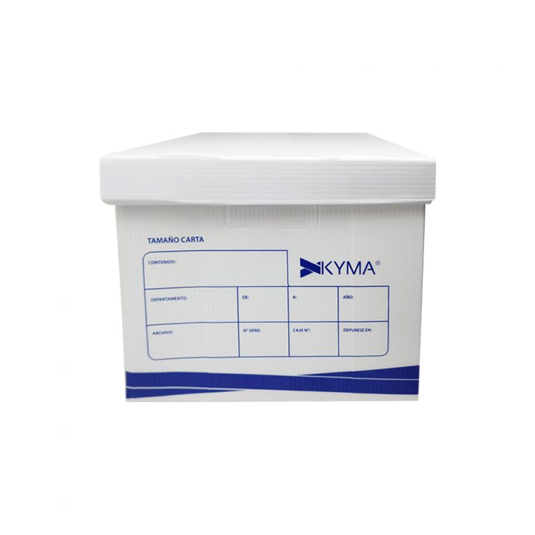 CAJA DE PLASTICO KYMA CJKY PL CT PARA ARCHIVO TAMAÑO CARTA DE 35 X 30