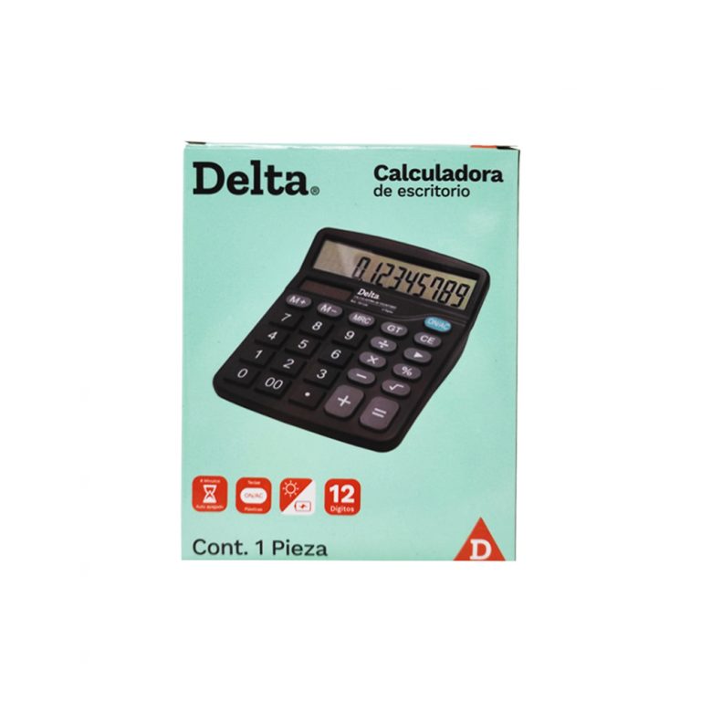 CALCULADORA DE ESCRITORIO BARRILITO DELTA 7807CDE 12 DIGITOS – Thoro ...