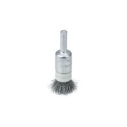 CEPILLO DE PUNTA WEILER 11101 DE ALAMBRE ONDULADO CON VÁSTAGO 1/2'' X .0104''
