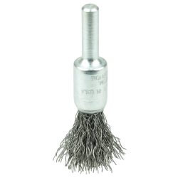 CEPILLO DE PUNTA ONDULADO WEILER 10188 ACERO INOXIDABLE VASTAGO DE 1/4'' 3/8'' X.006
