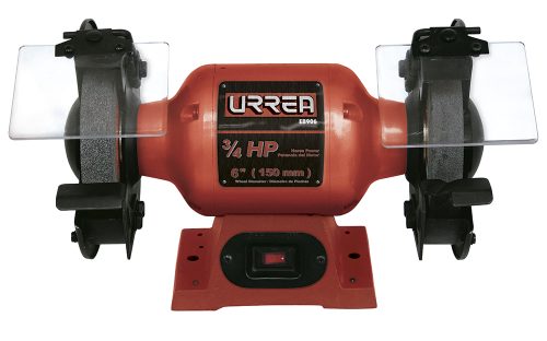 ESMERIL DE BANCO URREA EB906 6'' 0.75 HP 570 WATTS 127 VOLTS 1 FASE USO PESADO