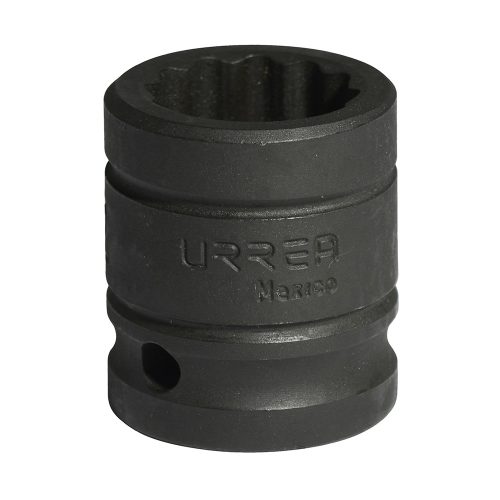 DADO DE IMPACTO URREA 7419MT MÉTRICO CUADRO DE 1/2'' CON 12 PUNTAS 19 MILIMETROS