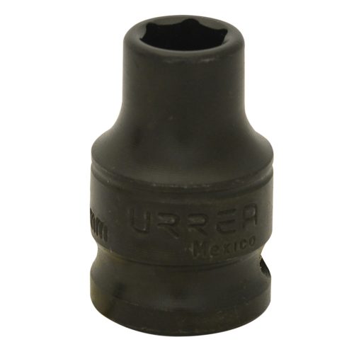 DADO DE IMPACTO URREA 7210M MÉTRICO CUADRO DE 3/8'' 6 PUNTAS 10 MILIMETROS