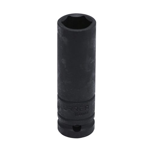 DADO DE IMPACTO URREA 7319MD LARGO PARED DELGADA MÉTRICO CUADRO DE 1/2'' CON 6 PUNTAS 19 MILIMETROS