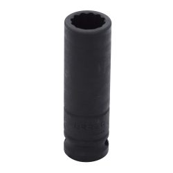 DADO DE IMPACTO URREA 7324 LARGO EN PULGADAS CUADRO DE 1/2'', 12 PUNTAS, 3/4''