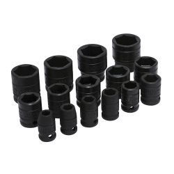 JUEGO DE 15 DADOS DE IMPACTO URREA 74104 EN PULGADAS 1/2''