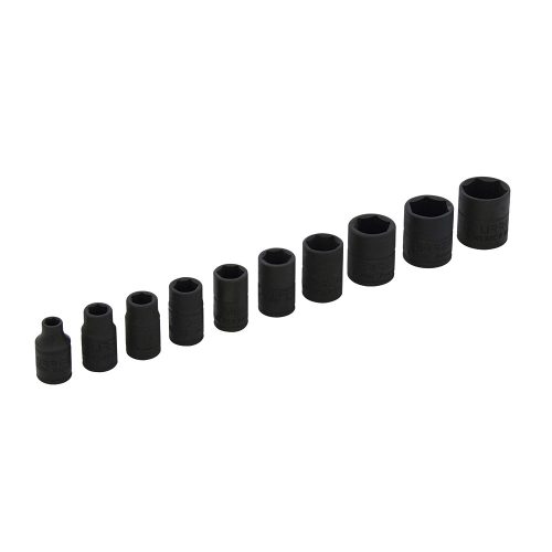 JUEGO DE 10 DADOS DE IMPACTO URREA 69106 EN PULGADAS 1/4''
