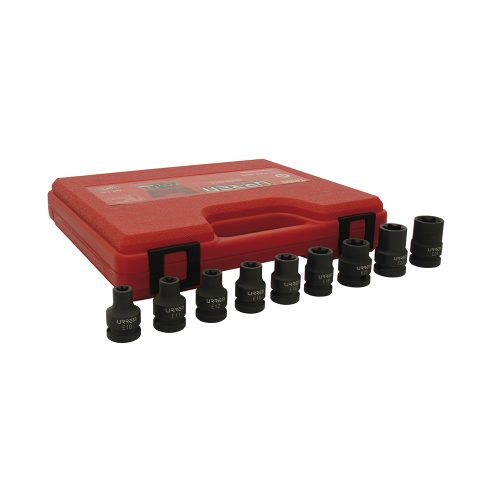 JUEGO DE 9 DADOS URREA 74300 DE IMPACTO TORX® HEMBRA 1/2''