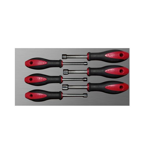 JUEGO DE DESTORNILLADORES URREA CH118L CON 6 PIEZAS DE BIMETAL