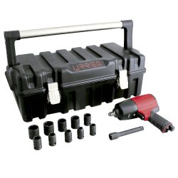 JUEGO PISTOLA NEUMATICA URREA UPC731K 1/2'' 13 PIEZAS EN PULG