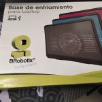 BASE ENFRIADORA BROBOTIX 044695N LUZ LED ÁNGULO AJUSTABLE 1 HUB USB 9 A 15 PULGADAS NEGRO photo review