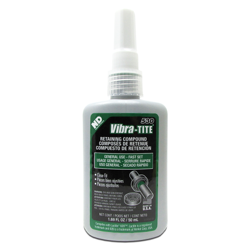 COMPUESTO DE RETENCION VIBRA TITE 530 VERDE 50 MILILITROS USO GENERAL