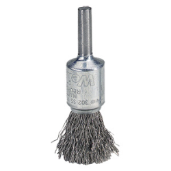 CEPILLO DE PUNTA ONDULADO WEILER 05093 ACERO INOXIDABLE VASTAGO DE 1/4'' 1'' X.006