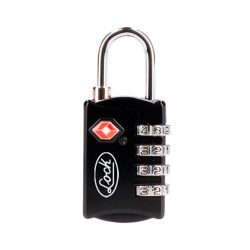 CANDADO DE COMBINACION PARA MALETERO LOCK 54CA NEGRO TSA
