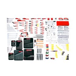 JUEGO MAESTRO DE HERRAMIENTAS URREA 99712B EN PULGADAS CON 258 PIEZAS