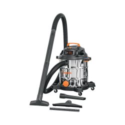 ASPIRADORA INDISTRIAL DE ACERO INOXIDABLE DE LIQUIDOS Y SOLIDOS TRUPER ASP-12X CAPACIDAD DE 45 L