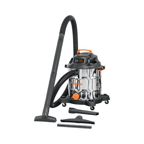 ASPIRADORA INDISTRIAL DE ACERO INOXIDABLE DE LIQUIDOS Y SOLIDOS TRUPER ASP-12X CAPACIDAD DE 45 L