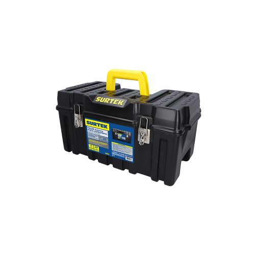 CAJA PORTAHERRAMIENTAS PLASTICA SURTEK CPS20 CON BROCHES METALICOS 21''