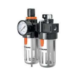 FILTRO Y REGULADOR DE AIRE CON MODULO DE LUBRICACION TRUPER UNI-LL-1/4