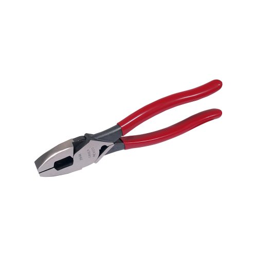 PINZA PARA ELECTRICISTA URREA 259GHL ALTA PALANCA CON PONCHA TERMINALES 9-5/16''