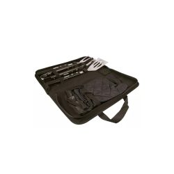 KIT DE ASADO CON ESTUCHE URREA SURTEK KASA INCLUYE UN MANDIL, GUANTE Y 3 UTENSILIOS