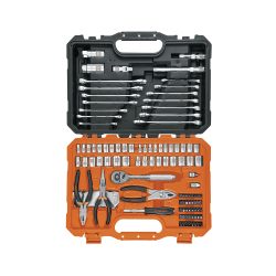 JUEGO DE 119 PIEZAS CUADROS 1/4 Y 3/8 PULGADAS TRUPER SET-124