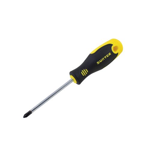 DESTORNILLADOR SURTEK D240 BIMATERIAL BARRA REDONDA PUNTA PHILLIPS #0 1/8'' X 4''