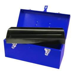CAJA PORTAHERRAMIENTAS METALICA URREA D3A AZUL 41 X 18.5 X 19 CENTIMETROS