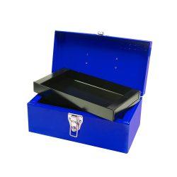 CAJA PORTAHERRAMIENTAS METALICA URREA D1A AZUL 30 X 16 X 14.5 CENTIMETROS