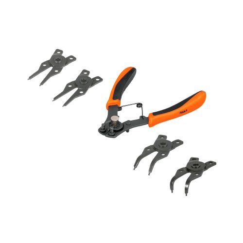 PINZA PARA ANILLO DE RETENCION TRUPER PIAN-4 CON 4 CABEZAS INTERCAMBIABLES