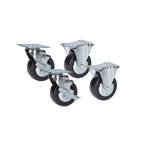 JUEGO DE RUEDAS PARA GABINETE URREA RGREF2 SERIE H 5'' X 2''