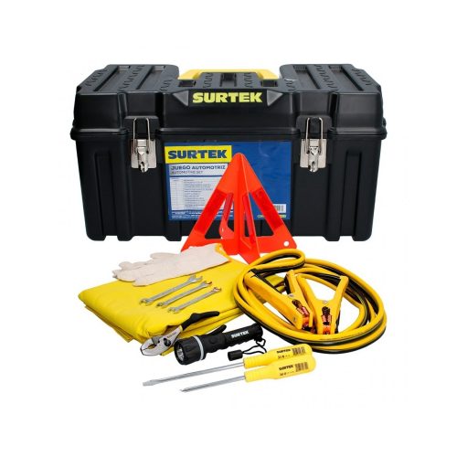 JUEGO COMBINADO DE HERRAMIENTA AUTOMOTRIZ SURTEK JA12 CON 12 PIEZAS