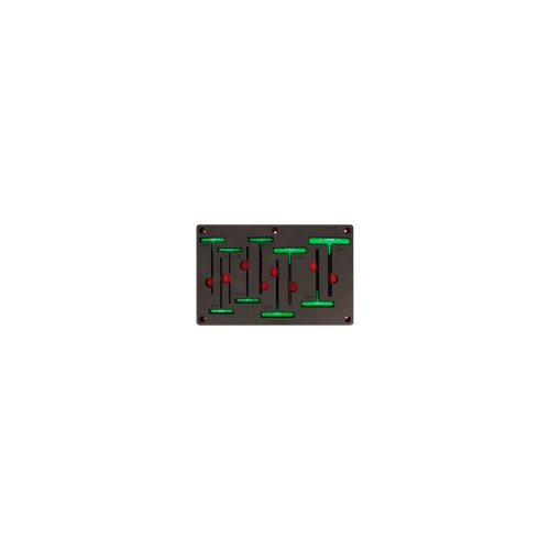 JUEGO DE LLAVES HEXAGONALES URREA CH276P CON 9 PIEZAS TIPO T TORX