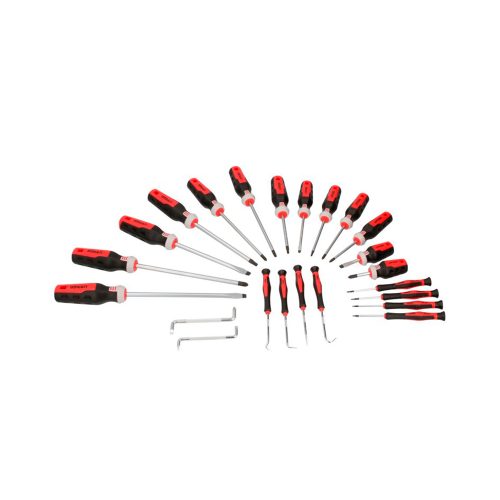 JUEGO DE DESTORNILLADORES URREA JDT25 CON MANGO TRIMATERIAL 23 PIEZAS
