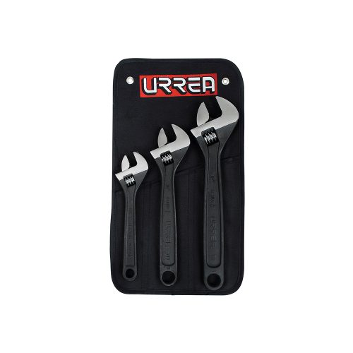 JUEGO DE LLAVES AJUSTABLES URREA 795S AJUSTABLE BLACK CON 3 PIEZAS