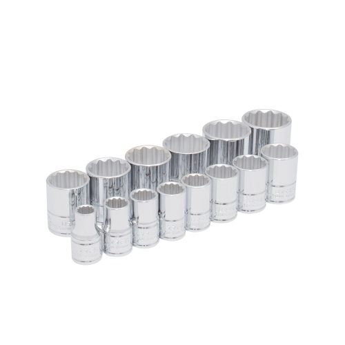 JUEGO DE DADOS URREA 5400PAM CON 14 PIEZAS METRICOS 1/2''
