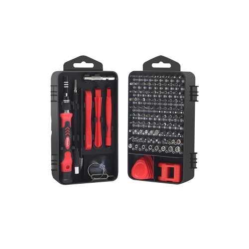 JUEGO DE DESTORNILLADORES URREA JDPU117 CON 117 PIEZAS PRECISION PARA REPARACION EQUIPO ELECTRONICO