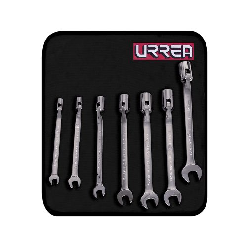 JUEGO DE LLAVES FLEXIBLES URREA 1270HF CON 7 PIEZAS EN PULGADAS