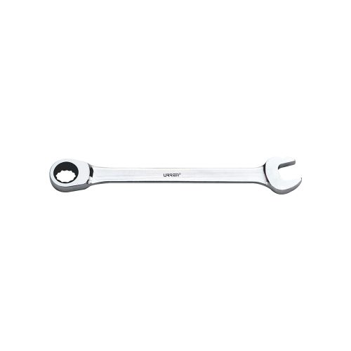 LLAVE COMBINADA URREA 1216CM PULIDO ESPEJO DE MATRACA EN PULGADAS CON 12 PUNTAS DE 1/2''