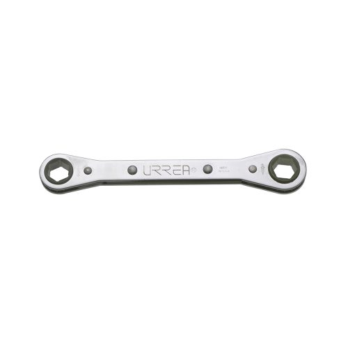 LLAVE DE ESTRÍAS PLANA URREA 1193M PULIDO ESPEJO DE MATRACA MÉTRICA, 12 PUNTAS, 11 X 12 MILÍMETROS