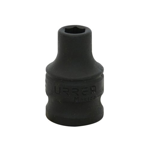 DADO DE IMPACTO URREA 7208H EN PULGADAS CUADRO DE 3/8'' CON 6 PUNTAS DE 1/4''