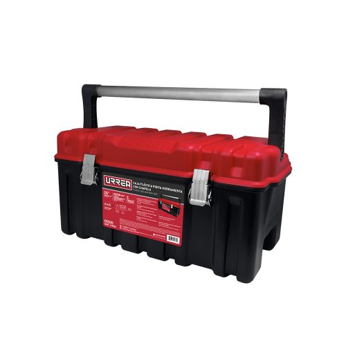 CAJA PORTAHERRAMIENTAS PLASTICA URREA CPU26AR CON CHAROLA 26'' X 10'' X 10''
