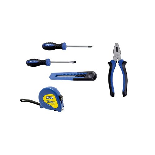 JUEGO COMBINADO DE HERRAMIENTA FOY JHF01 CON 5 PIEZAS