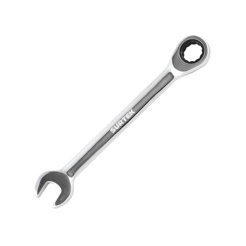 LLAVE COMBINADA SURTEK 100544 PULIDO ESPEJO DE MATRACA EN PULGADAS 12 PUNTAS DE 3/4''