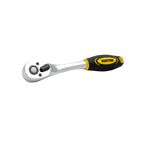 MATRACA PARA DADO SURTEK F5149X CABEZA DE PERA MANGO BIMATERIAL 3/8''