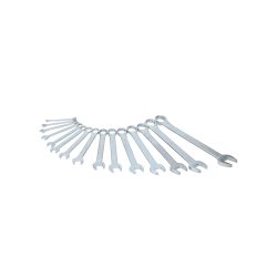 JUEGO DE LLAVES COMBINADAS SURTEK F10S CON 15 PIEZAS PULGADAS SATINADAS RACK