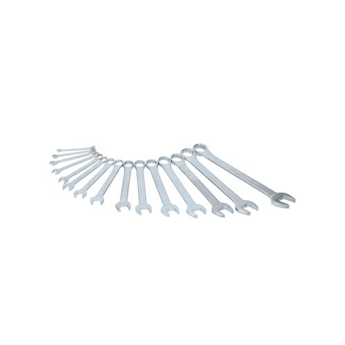 JUEGO DE LLAVES COMBINADAS SURTEK F10S CON 15 PIEZAS PULGADAS SATINADAS RACK