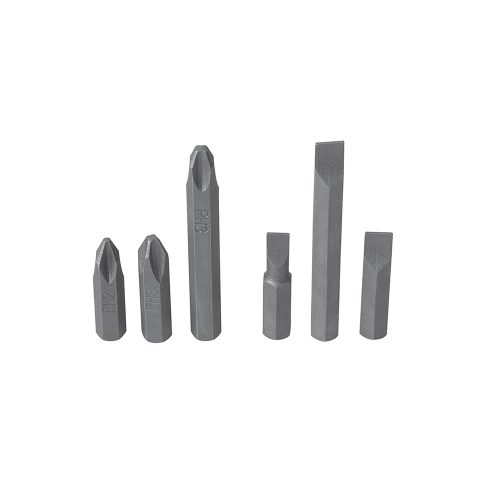 JUEGO DE PUNTAS PARA DESTORNILLADOR SURTEK PFD10 CON 6 PIEZAS DE IMPACTO INTERCAMBIABLES D10