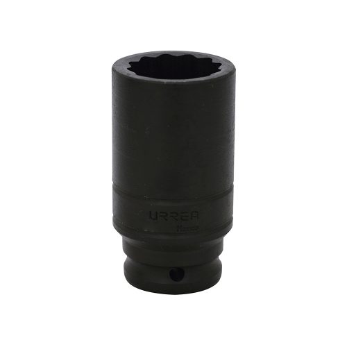 DADO DE IMPACTO URREA 7319MT LARGO MÉTRICOCUADRO DE 1/2'' CON 12 PUNTAS 19 MILIMETROS